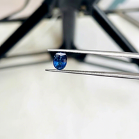 Saphir bleu naturel de qualité supérieure, coupe ovale certifiée IGI, 1,16 carats, couleur bleu riche, clarté excellente, qualité supérieure, pierre précieuse de collection