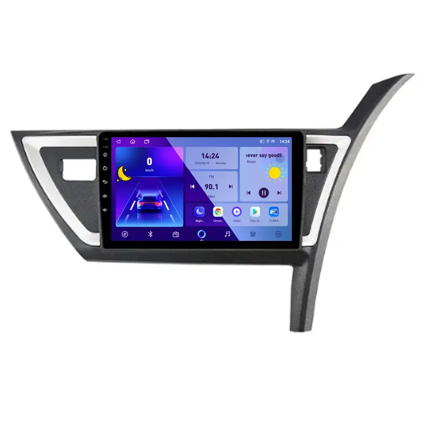 Unidad principal Android de 8 núcleos, pantalla inteligente, navegación GPS 4G para Toyota Auris Mk2 2013 + Corolla, Radio de coche, autorradio