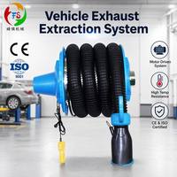 Sistema de Extracción de Gases de Escape para Vehículos con Motor CE ISO, Enrollador de Manguera Eléctrico Resistente a Altas Temperaturas, Profesional para Garajes y Talleres, OEM