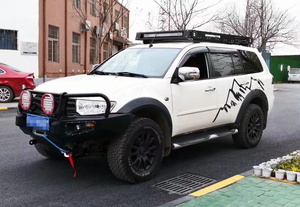 Kit de Parachoques Delantero de Acero Totalmente Nuevo con Aberturas para Gancho de Remolque para Pajero Sport Montero Segunda Generación 08-16 Pintura Negra Atornillable 1 Año - Product Image 6