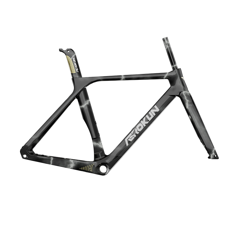 丈夫で軽量なクロモリ4130バイクフレーム、競技用サイクリングに最適