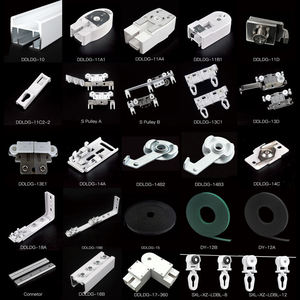 Electric Ripple Fold <b>Curtain</b> Track Accessories Master Carrier Brackets Belt Endcaps Runners for Glydea Motor - Product Image 1