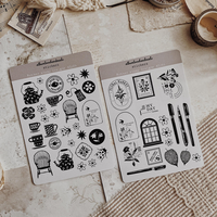Feuilles d'autocollants décoratifs en vinyle personnalisés A4/A5/A6 pour agenda, autocollants holographiques imperméables, fournisseurs d'autocollants