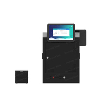 Terminal de paiement sans argent liquide EcoCash DK avec écran LED LCD 15,6 pouces, logiciel intégré, API SDK inclus, lecteur d'empreintes digitales