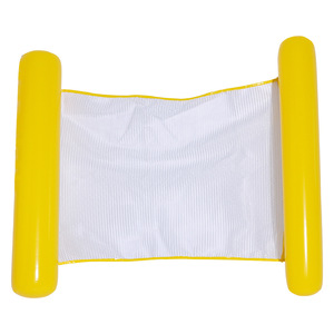 Hamaca inflable lista para enviar con respaldo de doble uso plegable de red para silla de salón flotante de agua interior y exterior - Product Image 5