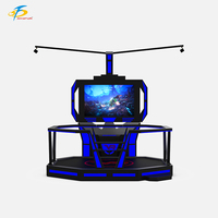 Machine de jeu interactive à mouvement dynamique Skyfun, Foire de Canton en Chine, téléchargement de jeux Wap, simulateur VR 9D