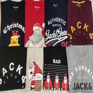 T-shirts pour hommes imprimés aléatoirement style Hip Hop, vente en gros en vrac, assortiment décontracté 100% coton anti-boulochage pour revente aux marchés <span class=keywords><strong>de</strong></span> dêts et en rue - Product Image 5