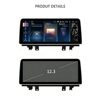 Système multimédia automobile Android 13 12,3 pouces pour BMW X1 F48/F49 4+64 Go CarPlay sans fil Android Auto DSP 1920x720 Anti-éblouissement 4G LTE avec GPS