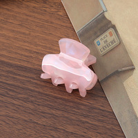 Vente en gros de pinces à cheveux en acétate pour filles, motif écaille de tortue, mignonnes, 3,5 cm, petites pinces carrées, mini pinces à cheveux pour femmes