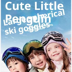 Gafas de esquí para niños con película realista, REVO, doble capa, antivaho, para nieve, pueden causar miopía - Product Image 4