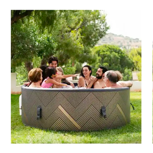 Naiya-<span class=keywords><strong>Spa</strong></span> <span class=keywords><strong>gonflable</strong></span> portable avec <span class=keywords><strong>pompe</strong></span> chauffante électrique <span class=keywords><strong>pour</strong></span> 4 à 6 adultes, <span class=keywords><strong>pour</strong></span> jardin intérieur - Product Image 6