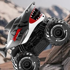 SJY-LH-C085S 2.4GHz Shark <b>Remote</b> <b>Control</b> Monster <b>Truck</b> Full Function Shooting Water Land Amphibious Vehicle RC Off-Road Car - Product Image 4
