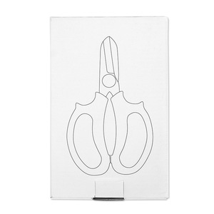 Ciseaux à fleurs en acier inoxydable, bleu nordique, pour la taille des plantes, pour fleuristes et usage domestique - Product Image 3