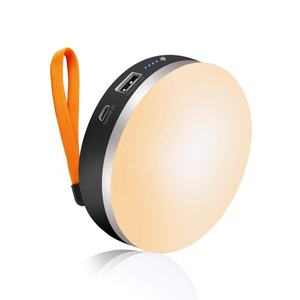 مصباح تخييم محمول LED دائري أبيض قابل لإعادة الشحن من كيهوم، بطارية 8000 مللي أمبير، 80 واط، شحن USB - Product Image 2