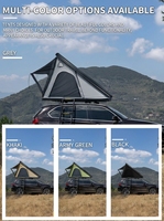 Tente de toit toutes saisons à coque rigide pliable à ouverture rapide avec vestibule en maille