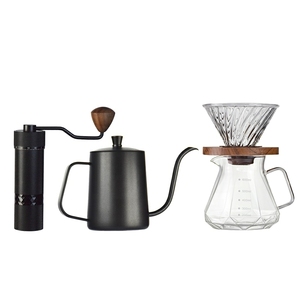 Nouveau verre de 600ml verser sur cafetière théières <span class=keywords><strong>carafe</strong></span> goutte à goutte cafetière goutteur verre gamme café serveur - Product Image 3