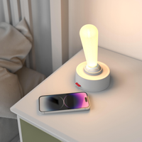 Lampe de nuit LED en forme de larme, lampe de chevet portable rechargeable pour chambre à coucher, couloir, décoration de la maison