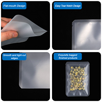 Sacs d'emballage en plastique thermoscellés à trois côtés en PET/PE de qualité alimentaire avec logo personnalisé pour aliments en vrac avec impression couleur