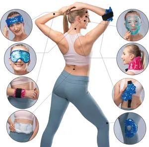 China Factory Gel Beads Ice Pack Reusable Shoulder Ice Pad Hot and Cold Pack for Injuries