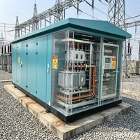 Poste de transformateur industriel préfabriqué en acier intégré Zhong'an Electric ZBW-12/0.4-1600, 12 kV haute tension, pour installation intérieure