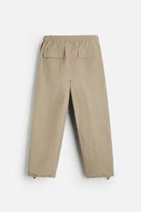 Pantalones de chándal anchos y holgados para hombre, de tela ligera de <span class=keywords><strong>ciencia</strong></span> y tecnología, versión holgada tipo paraguas, pantalones plisados de streetwear para hombre - Product Image 5