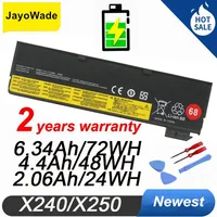 Batterie d'ordinateur portable pour Lenovo Thinkpad X270 X260 X240 X240S X250 T450 T470P T440S K2450 W550S 45N1136 45N1738 68 + Batteries pour ordinateur portable