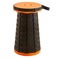 Tabouret extensible pliable et rétractable pour chaise de camping en plastique pour l'extérieur