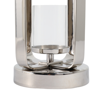 Metal And Glass <b>Candle</b> Holder <b>Hurricane</b> Stylish Home Decor Accent For Pillar Candlestick Table - Product Image 5
