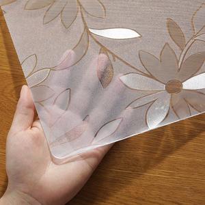 Mantel transparente de PVC en relieve <span class=keywords><strong>Diseño</strong></span> individual Protector de mesa de flores de PVC <span class=keywords><strong>Manteles</strong></span> <span class=keywords><strong>individuales</strong></span> - Product Image 6