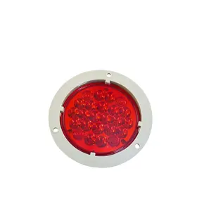 4 Inch Ronde Stop Turn Tail Light 12V 24V Led Truck Trailer Lights Kit Auto Accessoires Licht Dot sae Emark 24 Chip