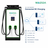 Bornes de recharge pour véhicules électriques 80 kW, compatibles RFID/POS/APP/OCPP, certifiées CE, CCS2, compatibles Tesla, double borne, longueur de câble en option, chargeur VE