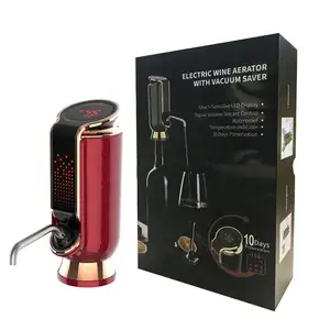 Smart Electronic Wine lover Electric Wine Aerator Pourer Decanter Dispenser,Electric Wine Pump,Vacuum Wine Save