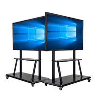 Tableau blanc interactif commercial LED haute définition 4K de 75 pouces avec technologie tactile, format 16:9, garantie 1 an
