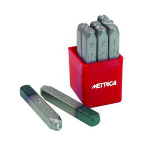 METRICA - 70145 POINÇONS PROFESSIONNELS-SÉRIE DE NUMÉROS-LIGNES DE CRAIE EAN 8001066701452 ET MARQUEURS PERMANENTS - Product Image 1