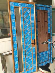 Foshan fabbrica diretta doppia <span class=keywords><strong>finestra</strong></span> a battente di vetro e porta Upvc/Pvc altre porte a prezzo competitivo - Product Image 5