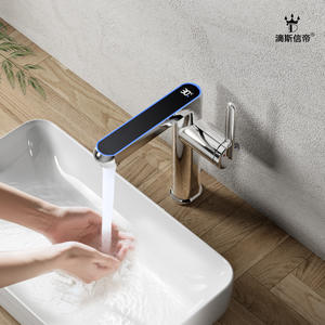 Grifo de Lavabo Inteligente Dipsi Emperor con Pantalla Digital, Monomando, Montaje en Encimera, Válvula de Cerámica, Iluminación LED - Product Image 4