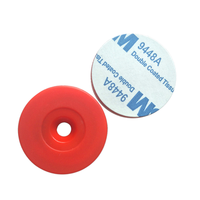 Étiquette de patrouille NFC à puce HF ISO14443A robuste avec jeton rond adhésif N-213 pour le suivi des actifs