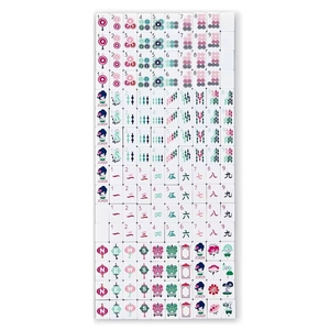 <span class=keywords><strong>Mahjong</strong></span> américain de luxe pliable et portable, 160 tuiles, gravé en <span class=keywords><strong>3D</strong></span>, en acrylique, 4 couches, vert, vente en gros, directement de l'usine - Product Image 4