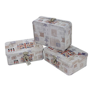 पुनर्नवीनीकरण अनुकूलित रंग एल्यूमीनियम धातु आयताकार बॉक्स अनुकूलित 4 रंग ऑफसेट मुद्रण Uv कोटिंग कस्टम लोगो उपहार - Product Image 6