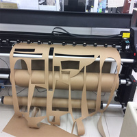 Jindex-impresora de inyección de tinta, 4 cabezales de cartuchos HP45, rodillos de alta precisión, papel de 50kg, plóter de inyección HPGL PLC, impresión por LAN