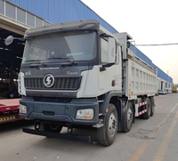 Camion benne basculante diesel Shacman X5000 6x4 d'occasion pour le transport de matériaux de construction (sable, pierre)