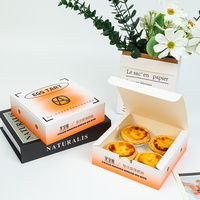 Boîte à tarte personnalisée OEM en carton robuste avec pelliculage brillant pour boulangerie, pâtisserie, fabricant, vente en gros, approvisionnement en vrac