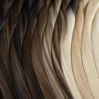 Cheveux humains russes invisibles 100% naturels, cuticules alignées, tissage de cheveux bruts, teints, lisses, doux, brillants, imperméables, qualité supérieure 12A