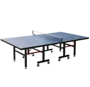 High-end katlanır masa tenis masası mobil kapalı 2-piece katlanır Ping pong masa