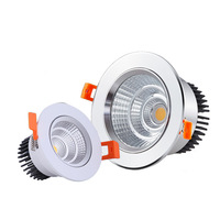 Éclairage commercial Durlitecn, spots encastrés LED COB 3W 5W 7W 12W, spots encastrés orientables pour plafond