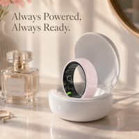 Cincin Pintar R12 Intelligent Smart Ring Health Tracker Pemantau Detak Jantung dan Tidur QRING Kontrol Gerakan Pengambilan Foto untuk Android iOS