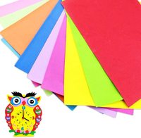 Feuille de mousse EVA 2mm, 5mm A4 pour l'artisanat DIY des enfants, rouleau de mousse EVA auto-adhésif pour la découpe artisanale