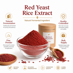 LongBio Estratto di Riso Rosso Fermentato (Monascus Purpureus) in Polvere 0.4%-5% Monacolina K Citrinina - Materia Prima Controllata per OEM - Product Image 3