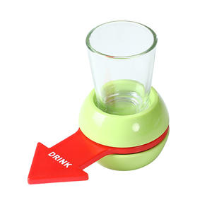 Juguete de plato giratorio de licor de pena <span class=keywords><strong>Ruleta</strong></span> rusa amigos bebida Shot Spinner Arrow Juego de beber Spinner Juego Juegos de fiesta - Product Image 6