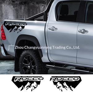 Autocollant exclusif pour benne de pick-up, décoration personnalisée, style géométrique <span class=keywords><strong>ROCCO</strong></span>, pour bas de caisse et arrière - Product Image 2